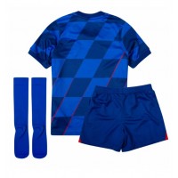 Maglia Calcio Croazia Seconda Divisa Bambino Europei 2024 Manica Corta (+ pantaloncini)